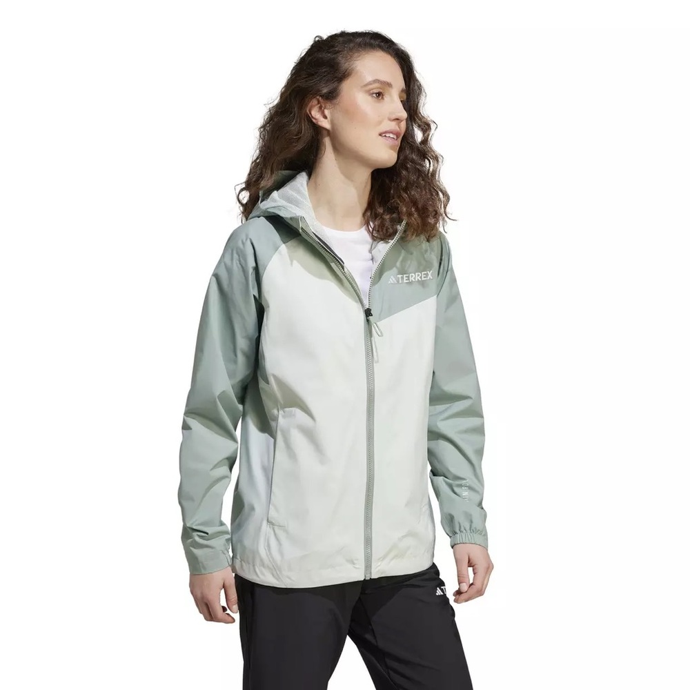 NWT adidas Terrex Multi 2L RAIN.RDY Jacket Womens XXL linen green